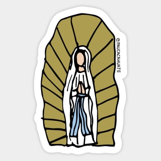 Lourdes Sticker